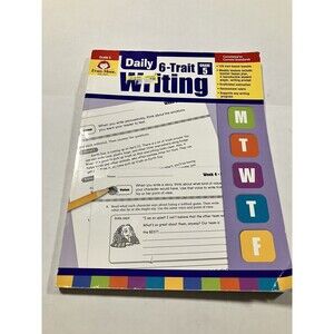Daily 6-Trait Writing  5th Grade 5 Workbook Homeschool School Supplies Evan Moor